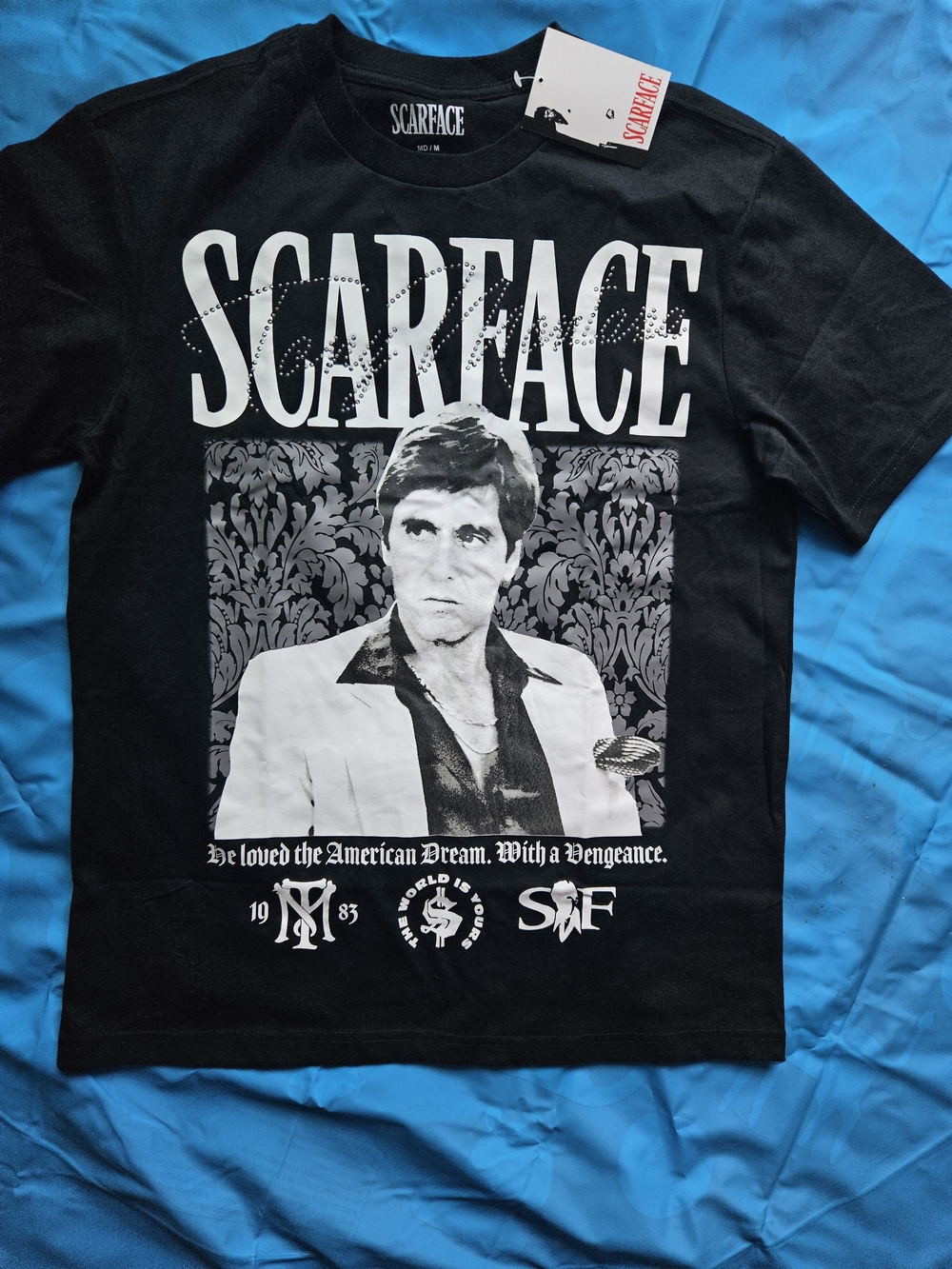 Scarface Black Graphic Short-Sleeve Tee